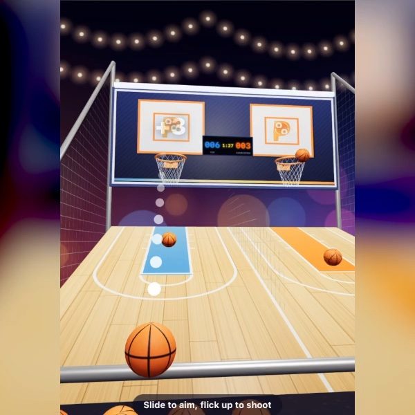 Basketball gameplay